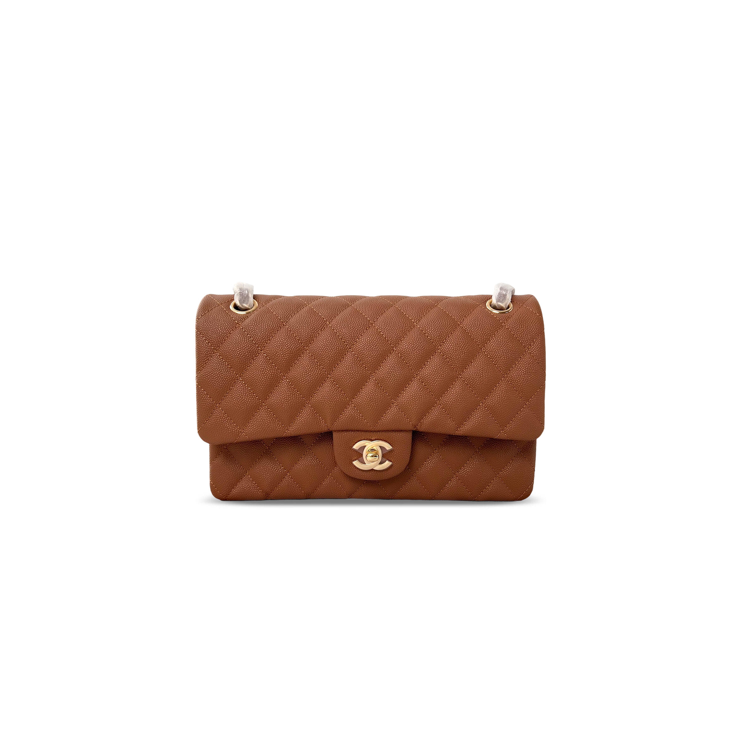 CHANEL MASTER CAVIAR QUILTED SMALL CLASSIC DOUBLE FLAP 1055216 (23*14.5*6cm)